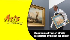 Should you sell your art directly to collectors or through the gallery