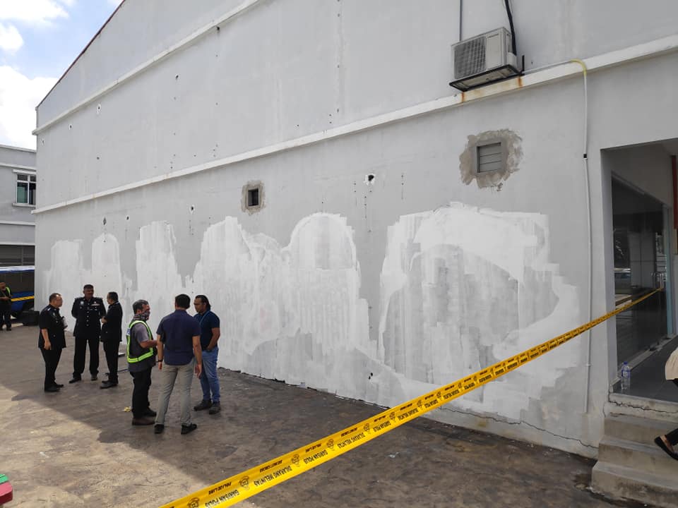 mural shah alam suhaimi ali erased polis